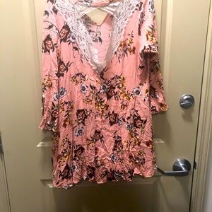 Pink long sleeve shirt